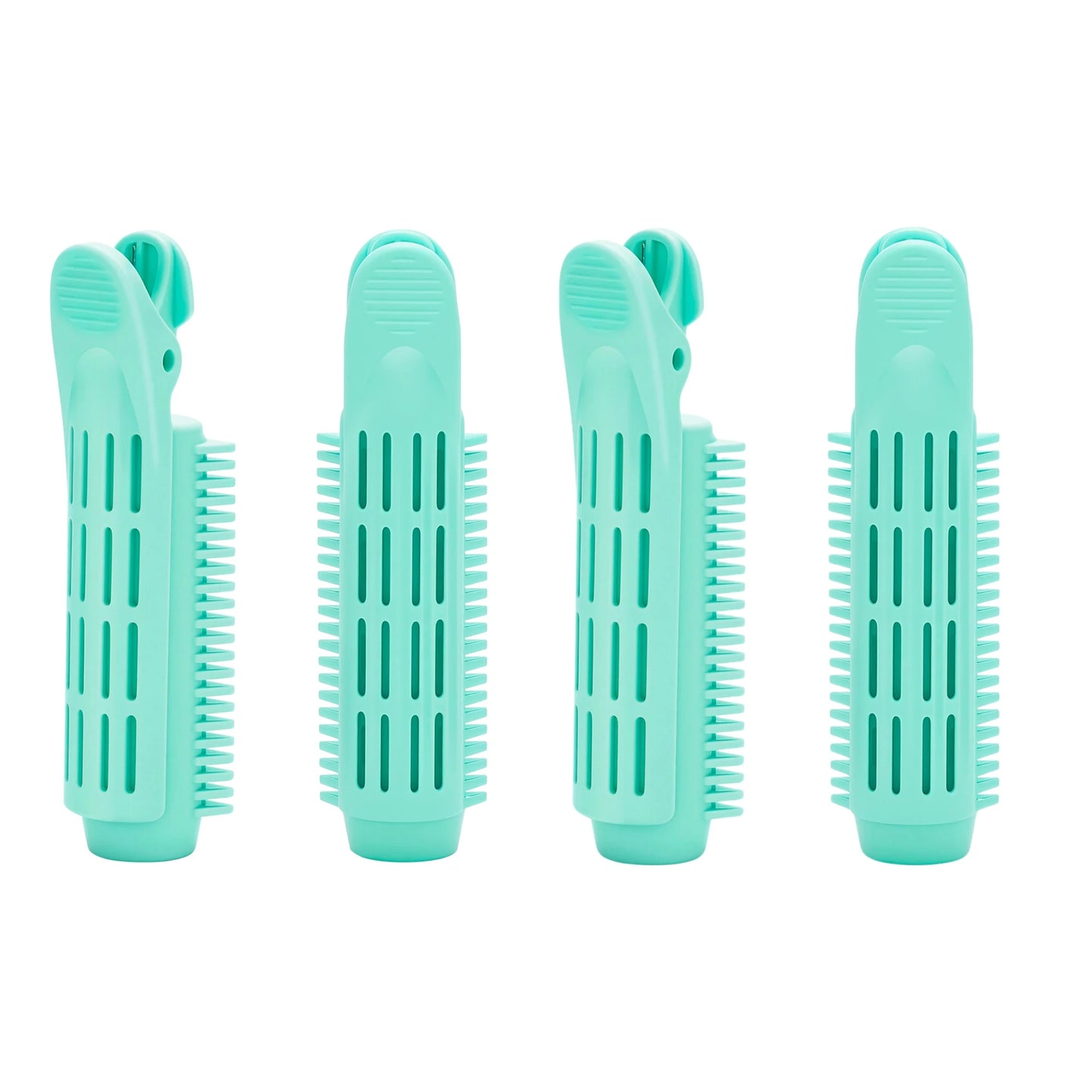 2/4Pcs Set Hair Root Fluffy Lazy Hair Clips Hair Styling Hairpins Curling Barrel Hair Clips Curlers Portable Hair Accessories Peaceful Pleasures Health and Wellness 4 green Size fits all