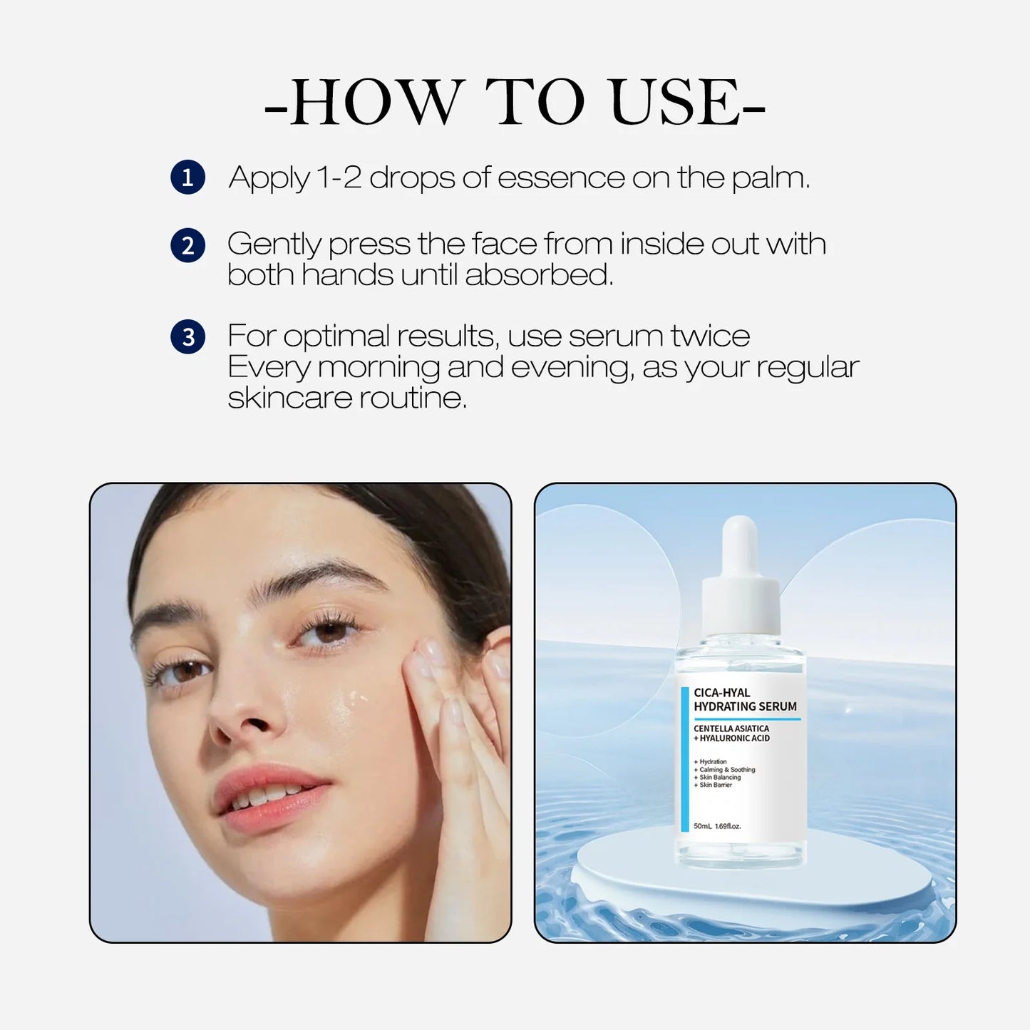 CICA-HYAL Hyaluronic Acid Serum – Sensitive & Dry Skin