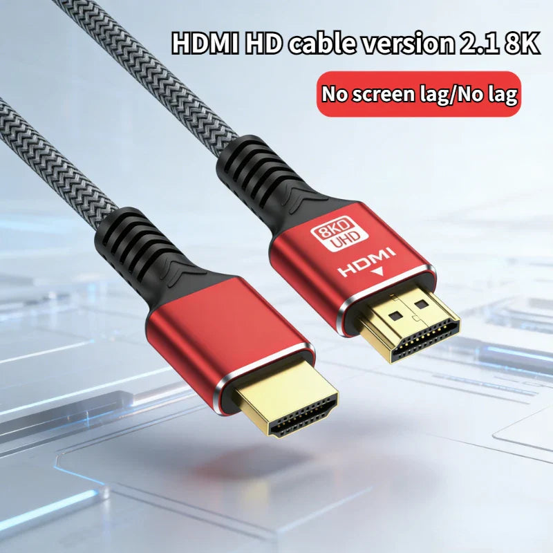 HDMI 2.1 Cable 8K 60Hz 4K 120Hz 48Gbps – PS5, TV & Monitor