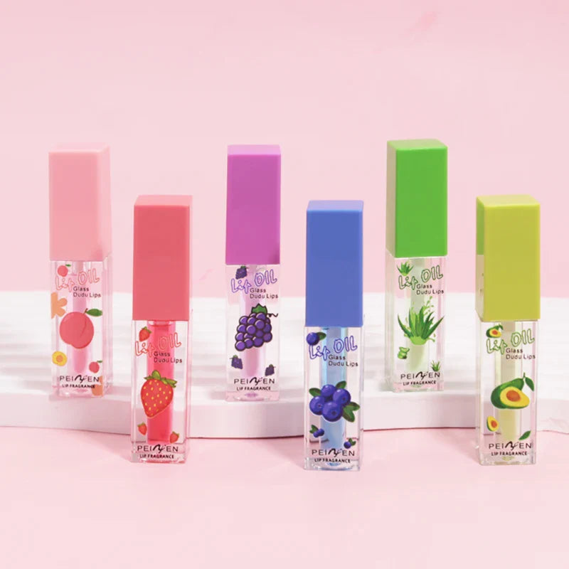 Fruit Lip Oil Set – Moisturizing Nourishing Lip Care Gift