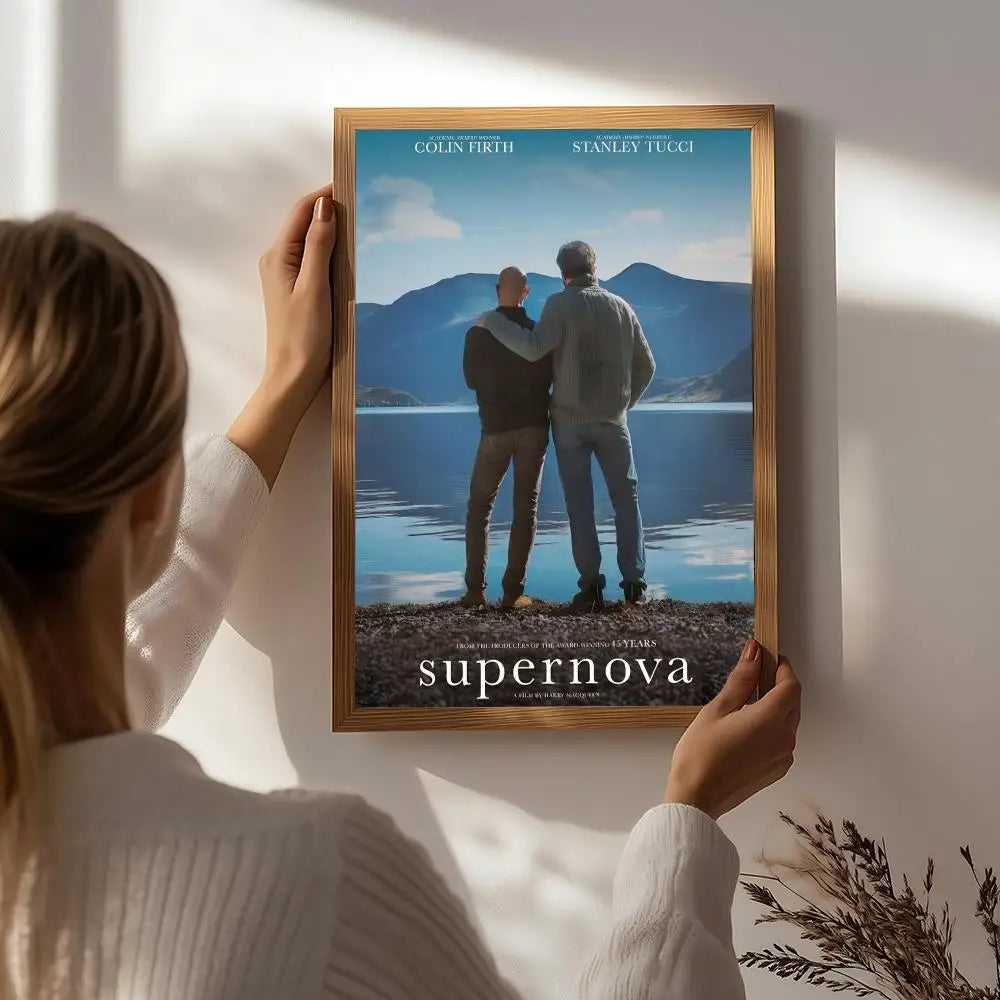 Supernova Movie Poster HD Self-Adhesive Waterproof Wall Art Wall Art Poster Peaceful Pleasures Health and Wellness White4 15X20cmNoframe