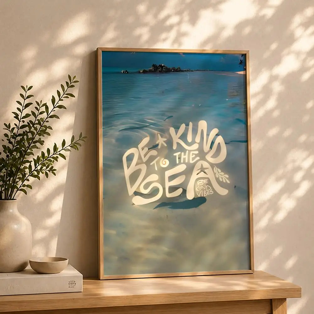 Scenery B-Beach Sea OceanS Poster HD Self Adhesive Waterproof Wall Art Ideal for Home Office Dorm Bedroom Great Gift Peaceful Pleasures Health and Wellness White8 15X20cmNoframe