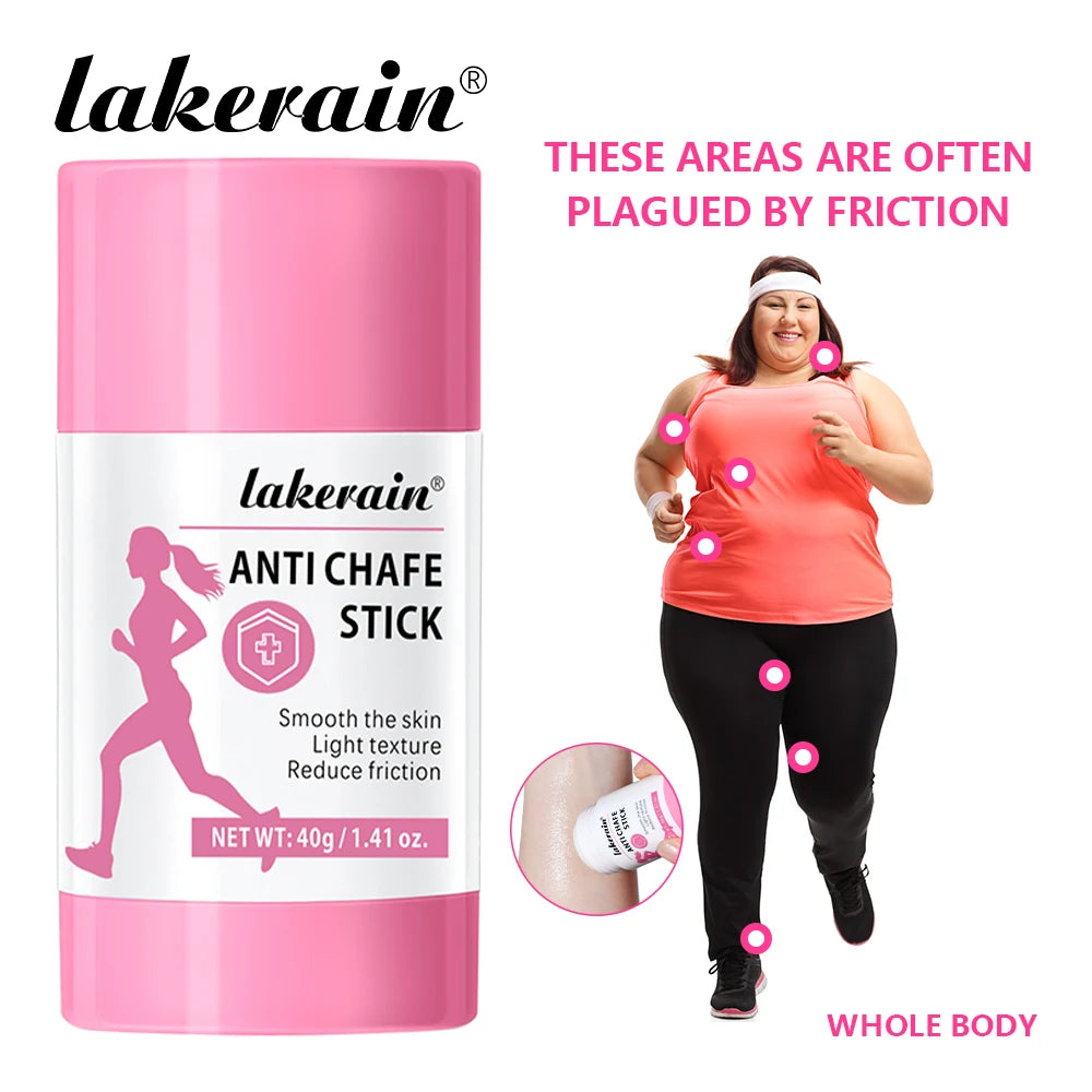 Running Thigh Anti-friction Stick Anti Chafe Cream Running Chafe Stick Sweat-proof Skin Rescue For Heel Lower Arm Thigh Skin Peaceful Pleasures Health and Wellness