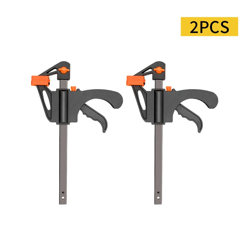 4-Inch Quick Ratchet Woodworking Clamp Clip Set – 2 or 5 Pcs