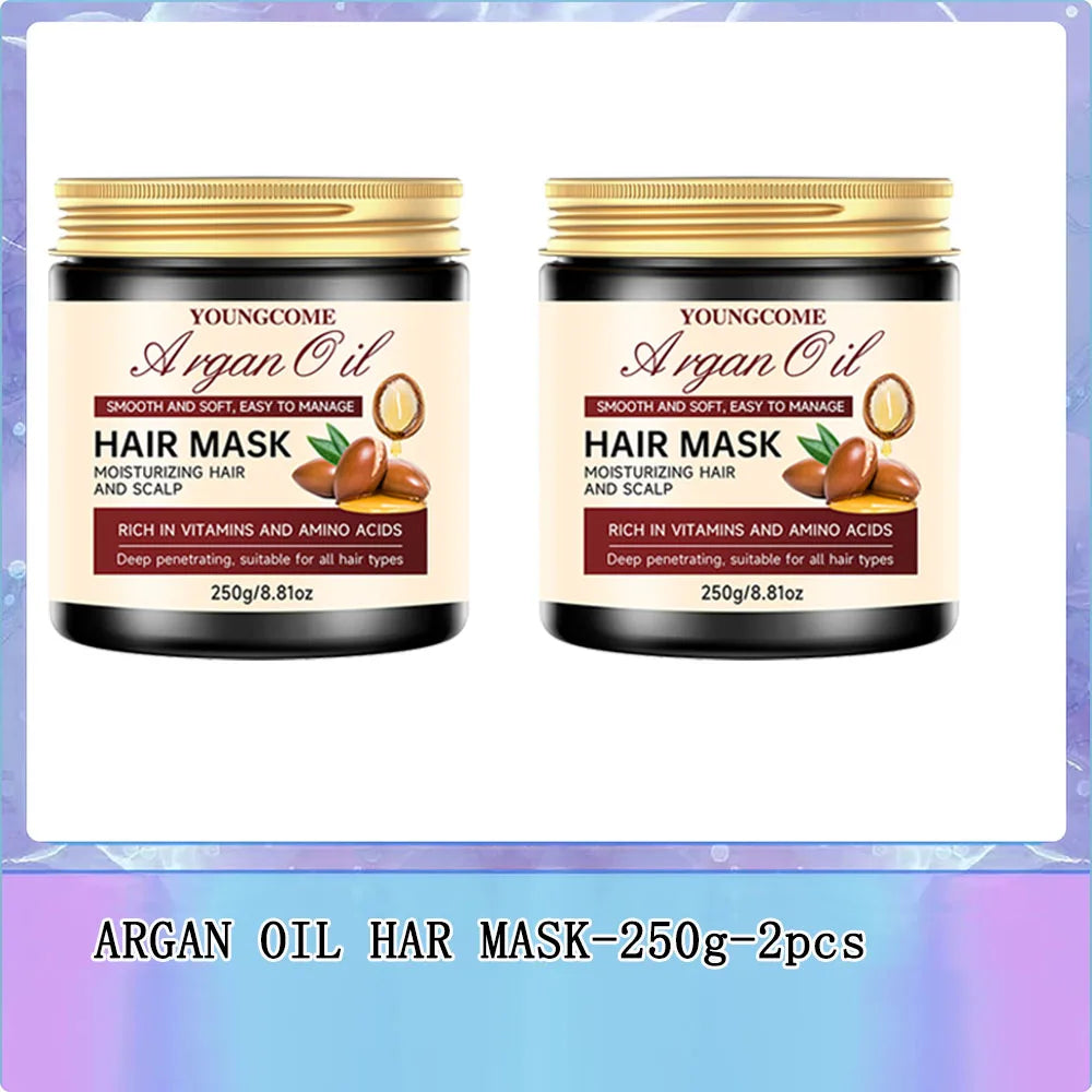 Argan Oil Hair Mask – Keratin, Collagen & Frizz Control | 250g