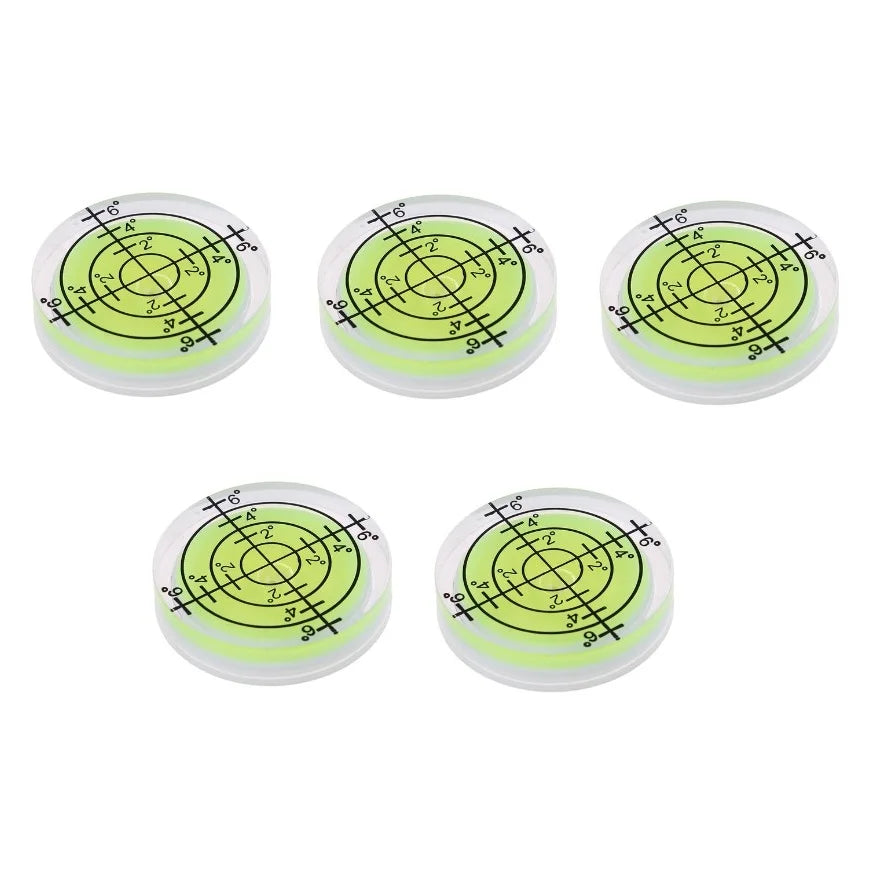 Spirit Bubble Degree Mark Level Round Circular Measuring Meter
