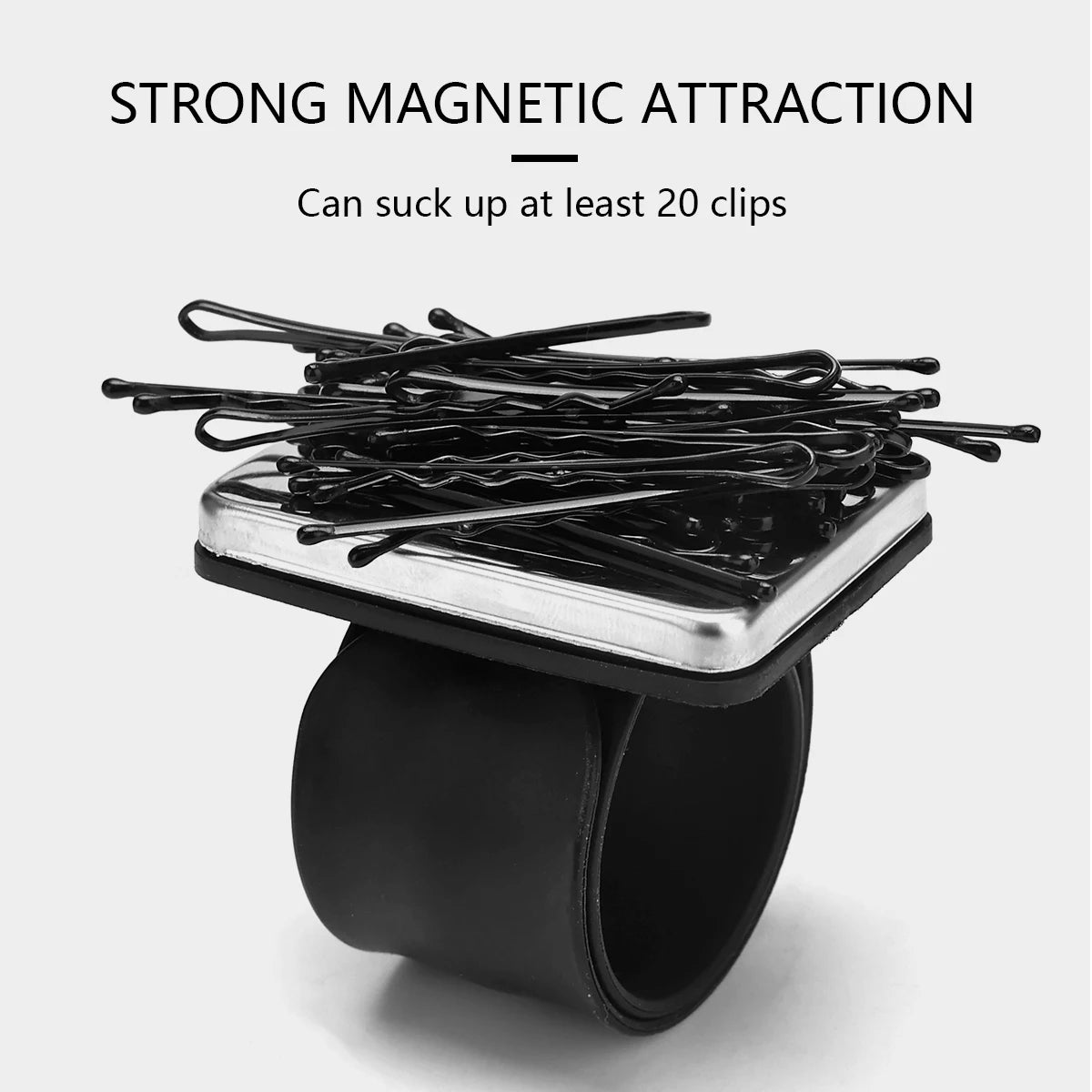 Silicone Magnetic Wrist Band For Hair Clips, Portable Magnetic Hair Tool Holder Bracelet For Hairstylist Salon Hair Styling Peaceful Pleasures Health and Wellness