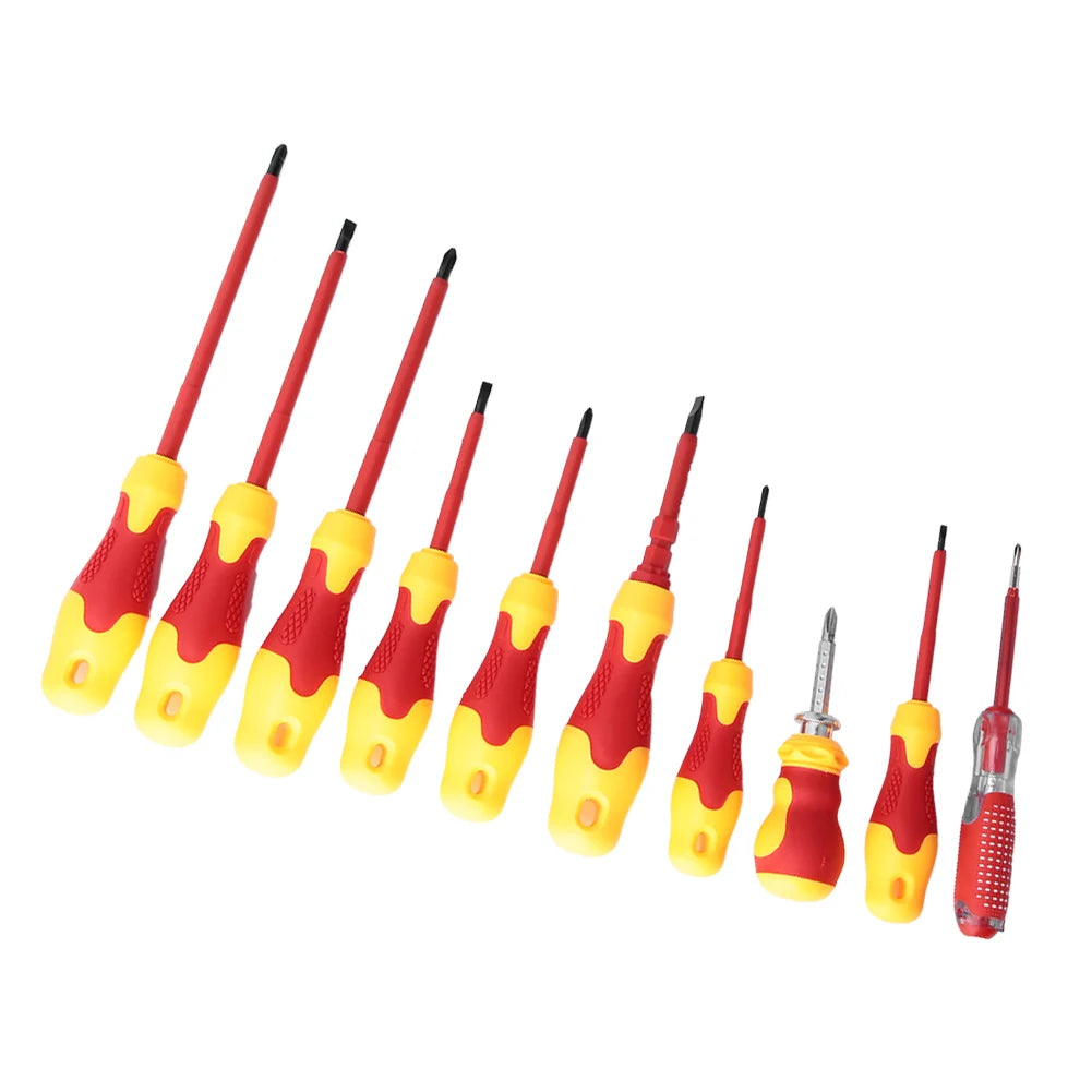 Insulated Screwdriver Set /Set Practical Professional Electrician Screwdriver Set for Electrician Tool Wireman Equipment Peaceful Pleasures Health and Wellness