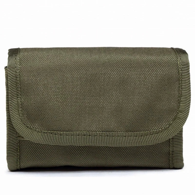 10 Round Molle Shell Pouch 12 GA Gauge Mag Ammo Carrier Waist Bag Airsoft Gun Bullet Holder Rifle Cartridge Hunting Accessories Peaceful Pleasures Health and Wellness Green color