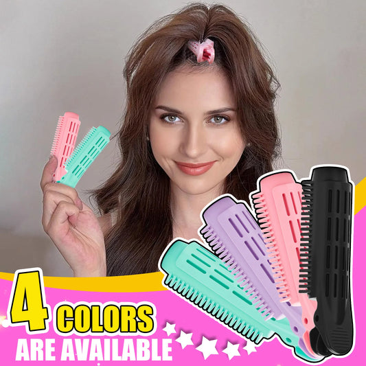 2/4Pcs Set Hair Root Fluffy Lazy Hair Clips Hair Styling Hairpins Curling Barrel Hair Clips Curlers Portable Hair Accessories Peaceful Pleasures Health and Wellness