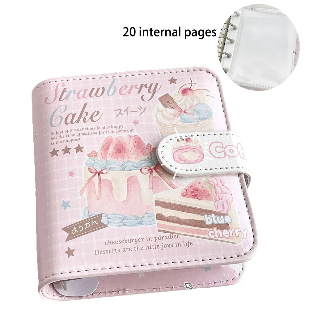 20 Inner Pages One Grid Leather Card Book High-end Polaroid Photo