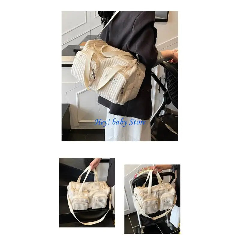 Large Floral Diaper Bag | Crossbody Mom Bag, Multi-Carry
