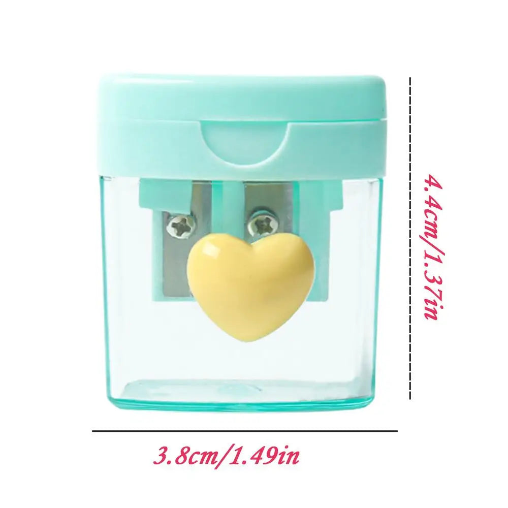 Double Hole Handheld Pencil Sharpener for Kids – Art & School