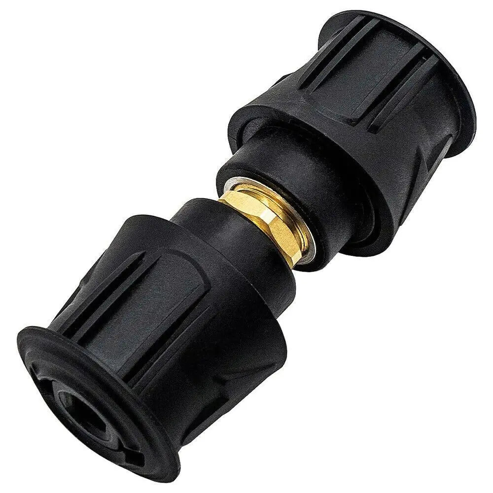 Black High pressure quick connector Plastic Universal High pressure hose adapter Quick Connection for Karcher Peaceful Pleasures Health and Wellness