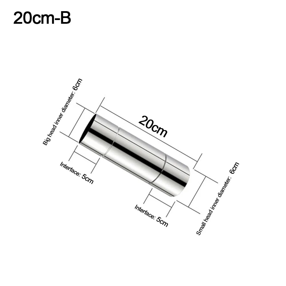 Stainless Steel Flue Extension Pipe 6cm | Camping Chimney Tube
