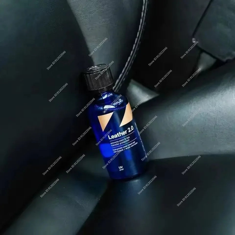 For CAR CQUARTZ Leather 2.0 Hydrophobic Oil Phobic Safe on Car Leather Resistance To UV Denim Dye Coloring Abrasion Stains Peaceful Pleasures Health and Wellness