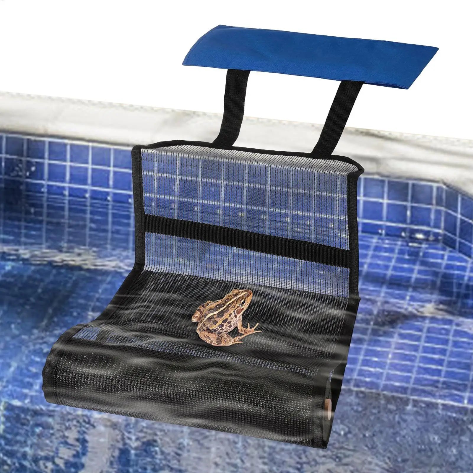 Animal Swimming Saving Escape Ramp Oxford Cloth Pool Floating Animal Saver Rescue Tool Spa Frog Saver For Outdoor Frog Chipmunk Peaceful Pleasures Health and Wellness