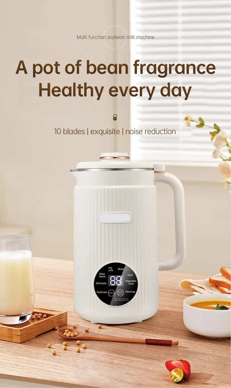 URGGU 1.2L Soybean Milk Maker & Heating Blender – 800W