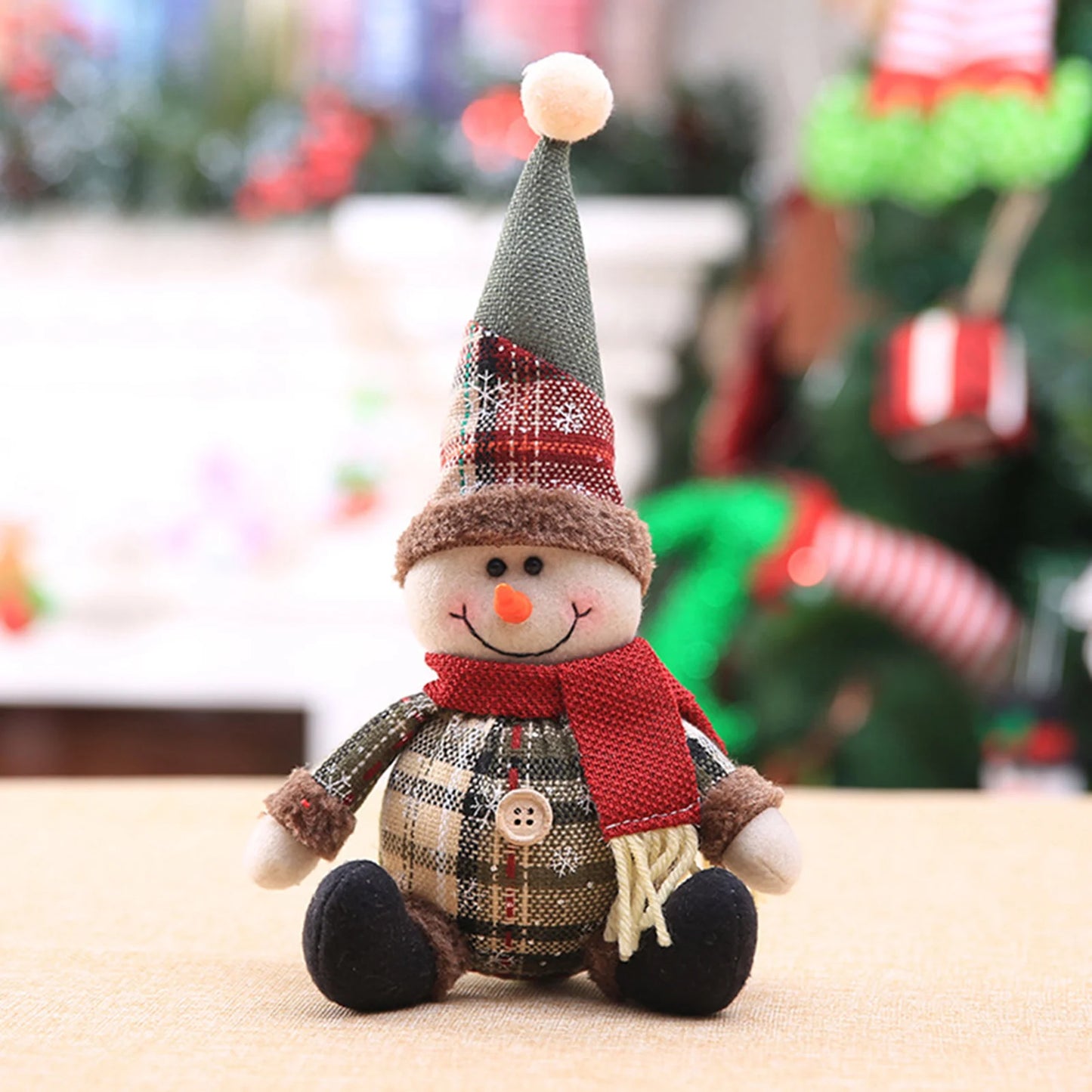 Christmas Tree Hanging Dolls Christmas Snowman Element Decor for Family Friend Christmas Gift Peaceful Pleasures Health and Wellness
