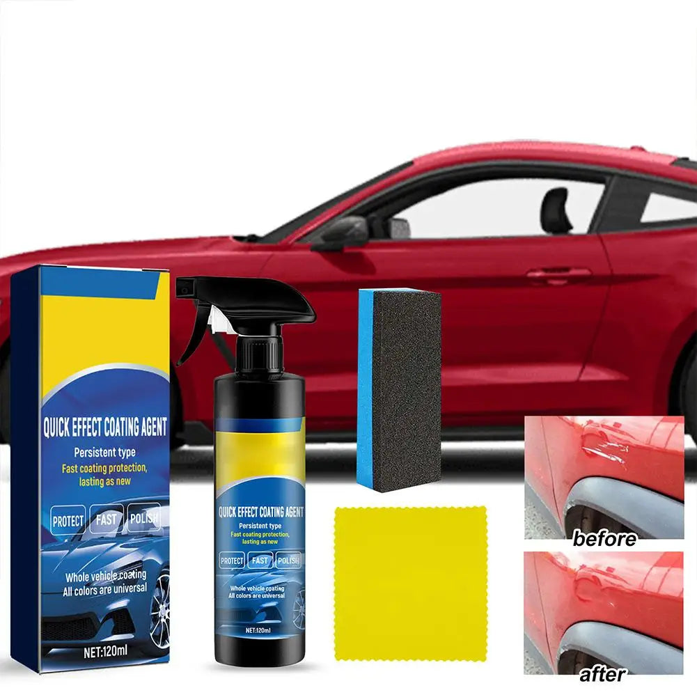 120ml Powerful Dirt Removal and Dust Removel Car Coating Spray High Protection Car Coating Agent Spray Quickly Coat Car Wax Peaceful Pleasures Health and Wellness