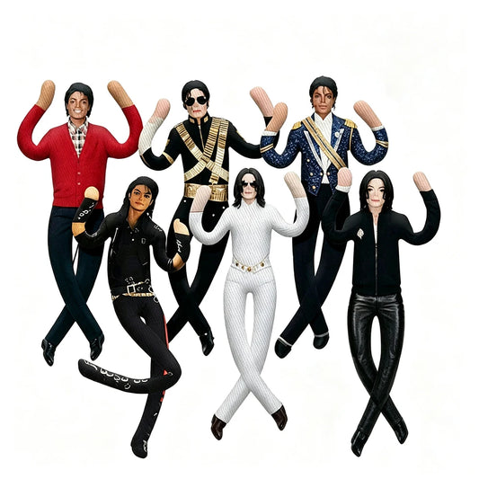 Michael Jackson Cosplay Prop Doll Plush Stuffed Figure Dolls Room Peaceful Pleasures Health and Wellness