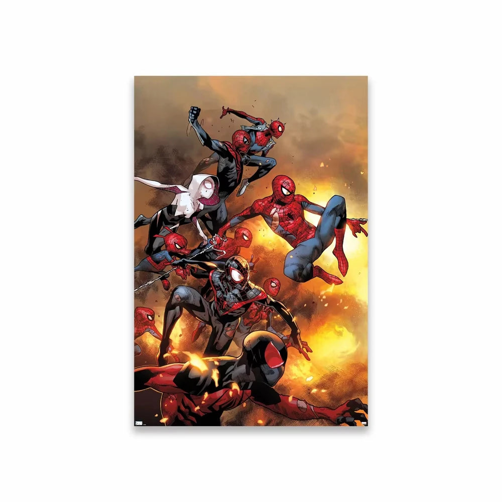 Spider Man Comics Poster Superhero Cartoon Movie Art Canvas Painting The Amazing Spider Man Prints Bedroom Decoration Peaceful Pleasures Health and Wellness