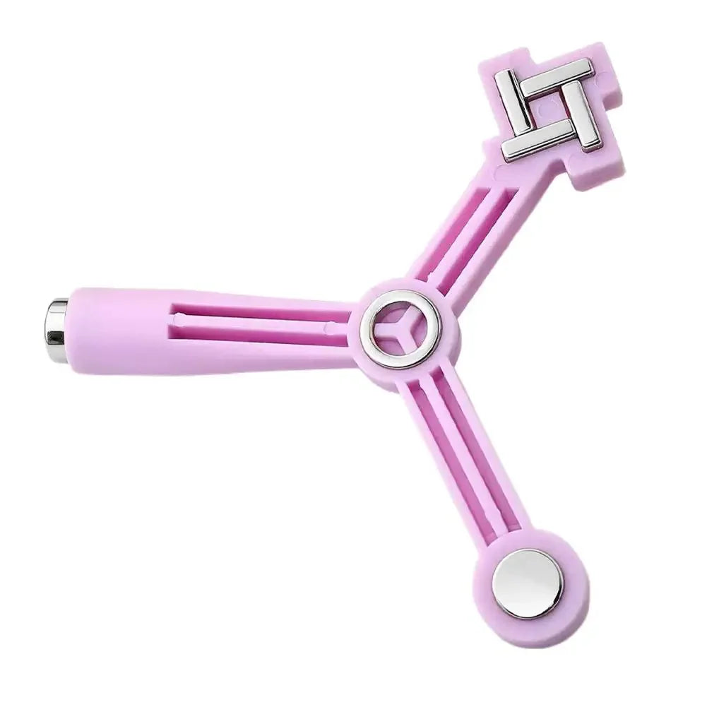 4-in-1 Cat Eye Magnetic for Nails, Windmill Cylindrical Strong Magnetic Tip for Flower Side Light Shape Gel Nail Polish Tool Peaceful Pleasures Health and Wellness purple