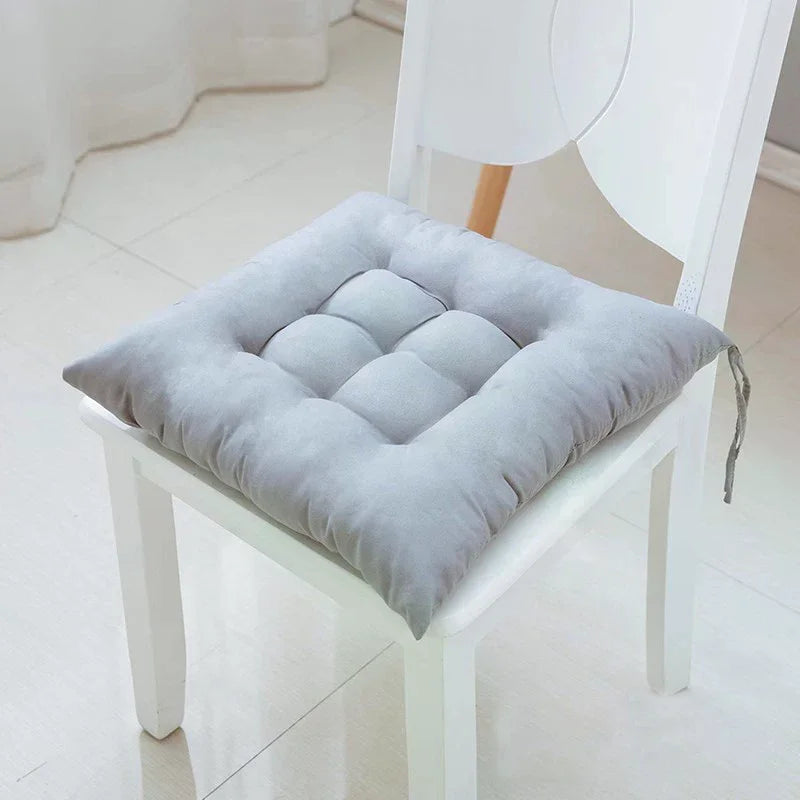 Soft Padded Square Seat Cushion – Chair, Office, Car & Garden
