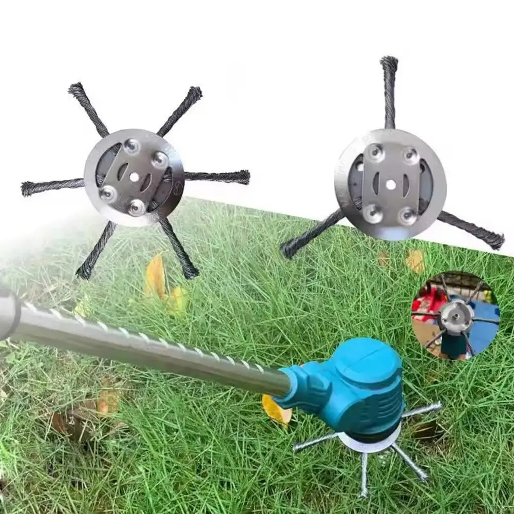 3/ 6 Blades Grass Trimmer Head Steel Brushcutter Weed For Garden Grass Trimmer Head Lawnmover Power Tool B4O2 Peaceful Pleasures Health and Wellness