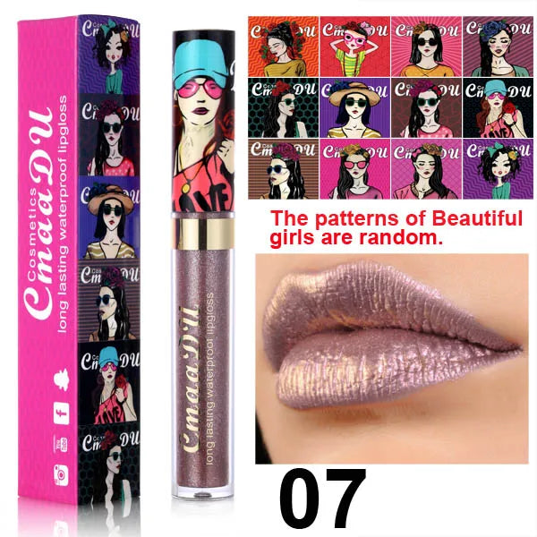 Cmaadu Metallic Shimmer Lip Gloss – Glitter & Long-Lasting Y2K