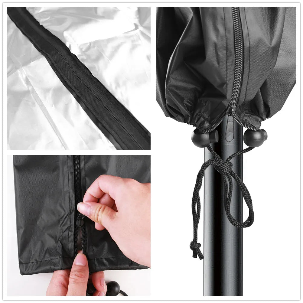 Outdoor Rotary Airer Cover – Waterproof Zip Closure Dryer Cover