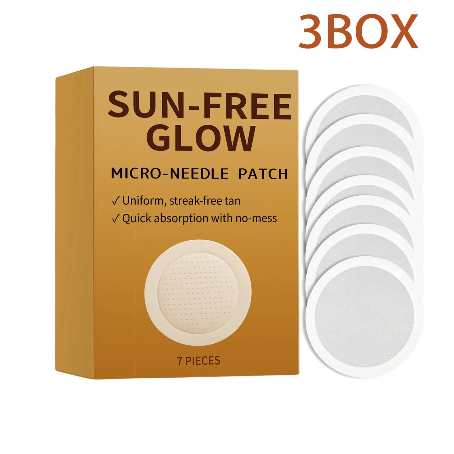 Micro-Needle Facial Self-Tanning Patch | Streak-Free Sun-Free Glow