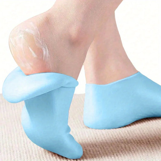 Silicone Moisturizing Foot Socks for Dry Cracked Heels & Massage Foot Moisturizing Socks Peaceful Pleasures Health and Wellness