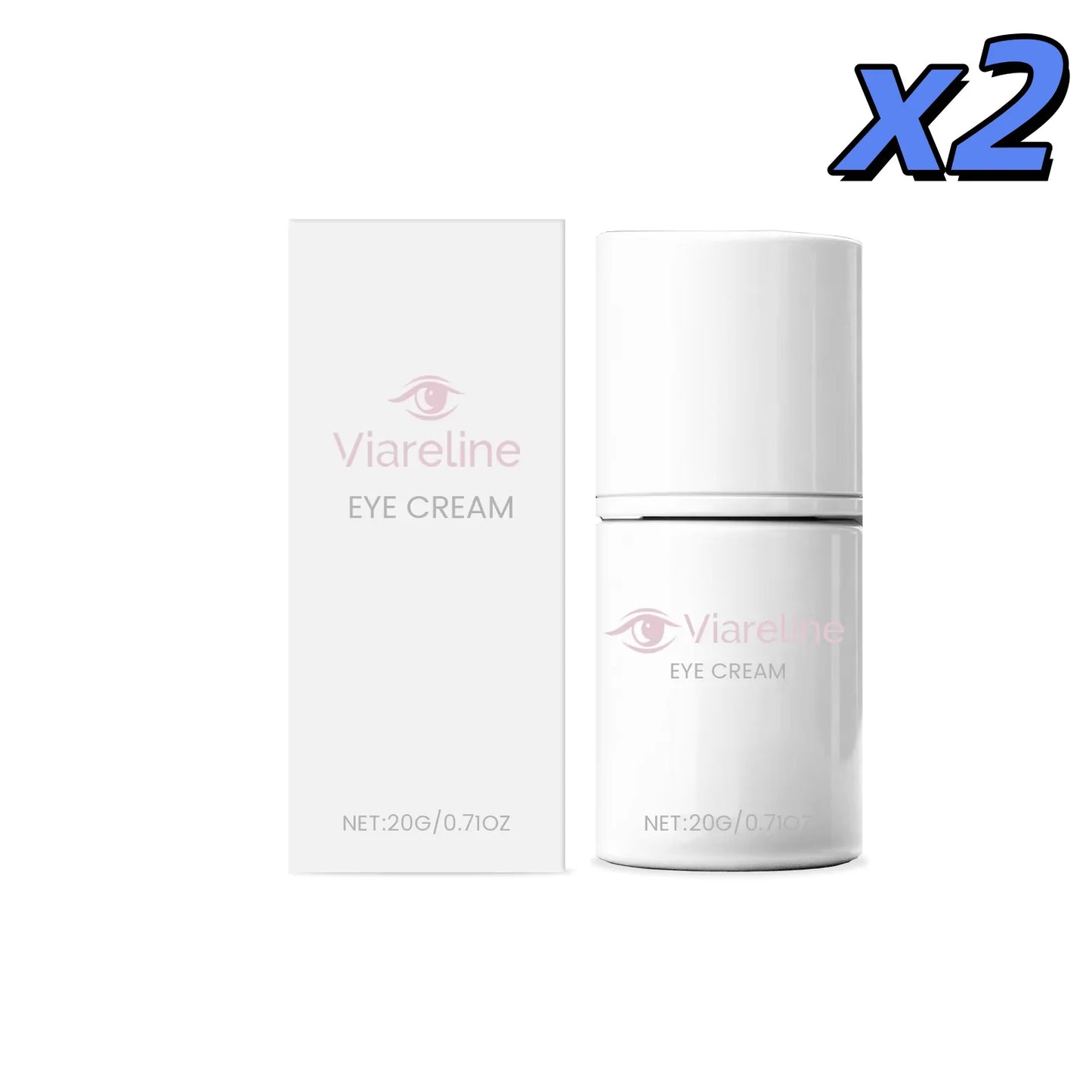 20g Firming Eye Cream Lightening Dark Circles Remove Eye Bags Puffiness Moisturizing Increase Elasticity Repair Serum Eye Cream Peaceful Pleasures Health and Wellness 2 x 20g boxed