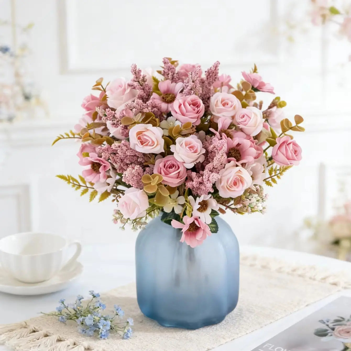 Silk Rose Artificial Flowers | Wedding, Home & Valentine's Décor