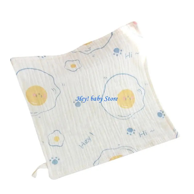 4-Layer Baby Square Towel | Burp Cloth, Bib & Face Towel
