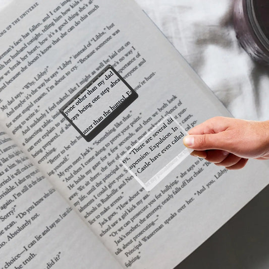 3X Wallet Magnifier Card – Pocket Magnifying Glass for Reading Pocket Magnifier Card Peaceful Pleasures Health and Wellness