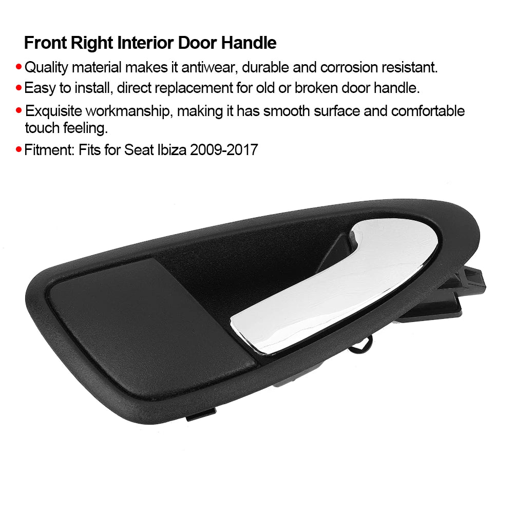 Seat Ibiza Front Right Interior Door Handle 2009-2017 | 6J1837114A