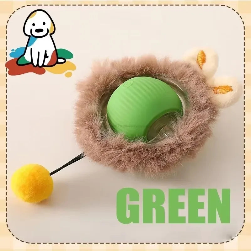 Electric Self-Moving Cat Ball Toy | Auto Rolling Interactive Play