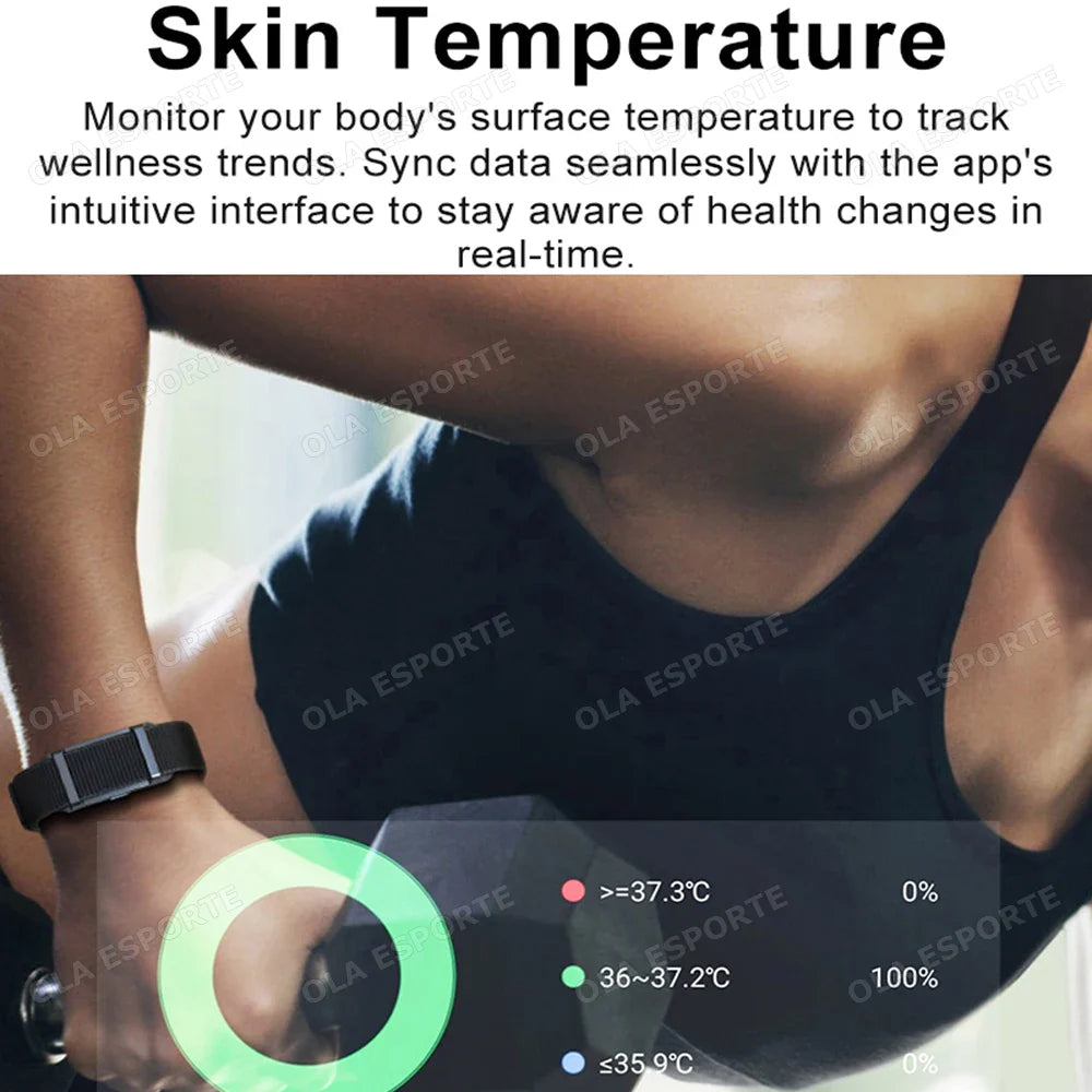 Ola Esporte No-Screen Fitness Tracker Bracelet | IP68 Smart