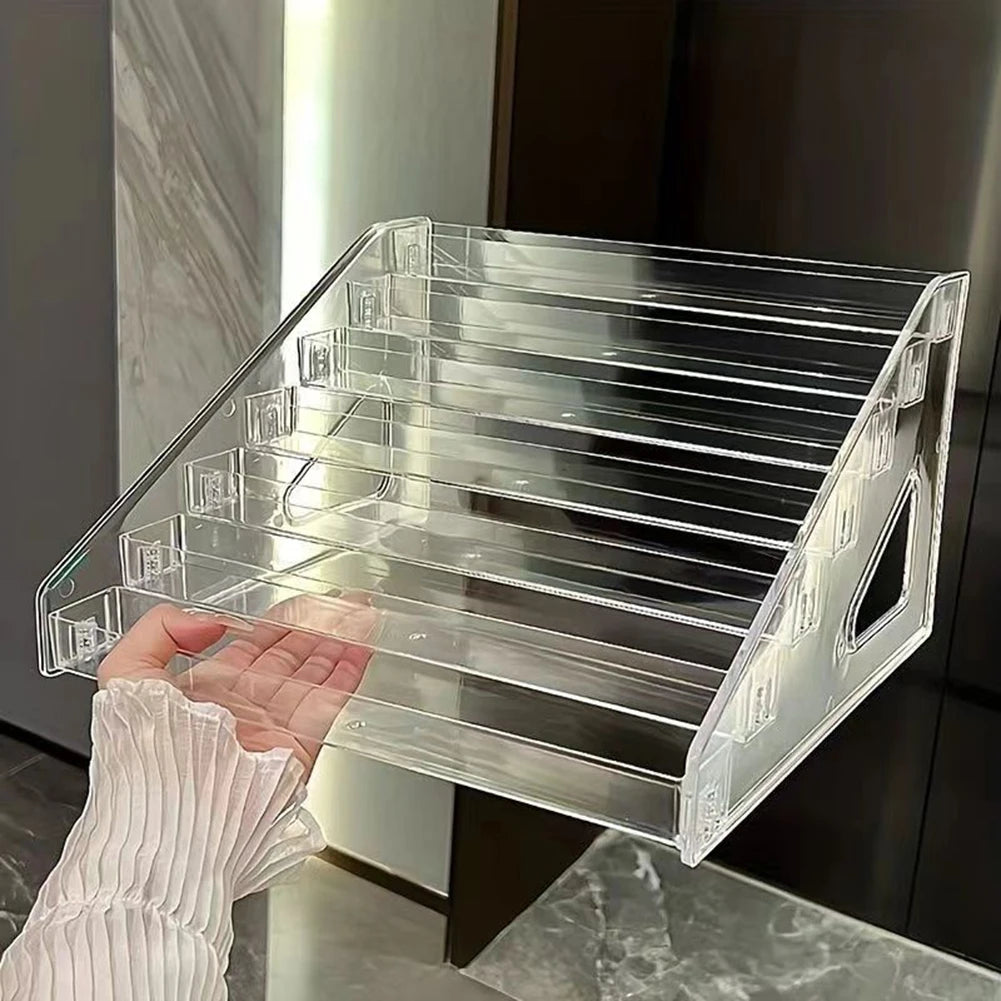 3 5 7 Layers Acrylic Ladder Display Rack Storager Multi-layer
