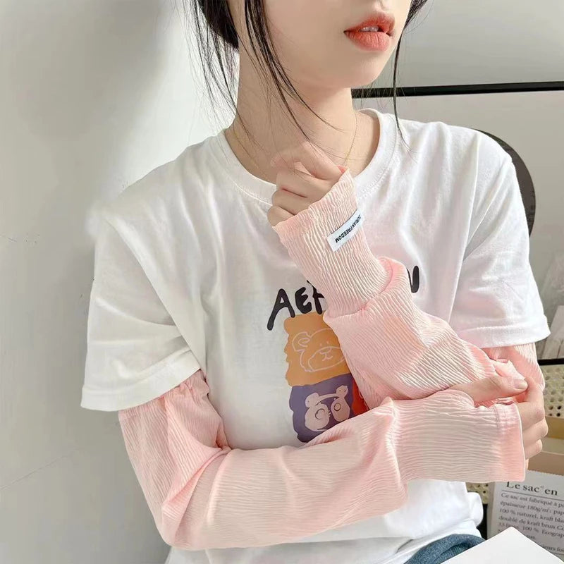 Ice Silk Sunscreen Sleeves for UV Protection and Driving Peaceful Pleasures Health and Wellness