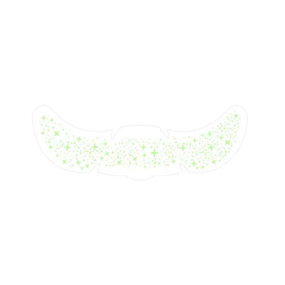 Luminous Temporary Face Tattoo Stickers – Stars & Hearts