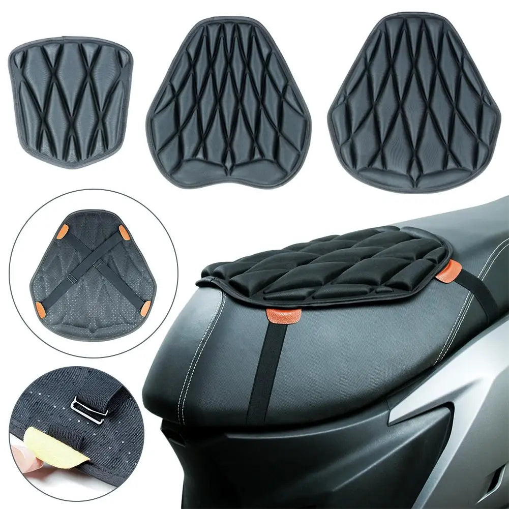 Universal 3D Anti-Slip Motorcycle Seat Cushion Cover | Breathable