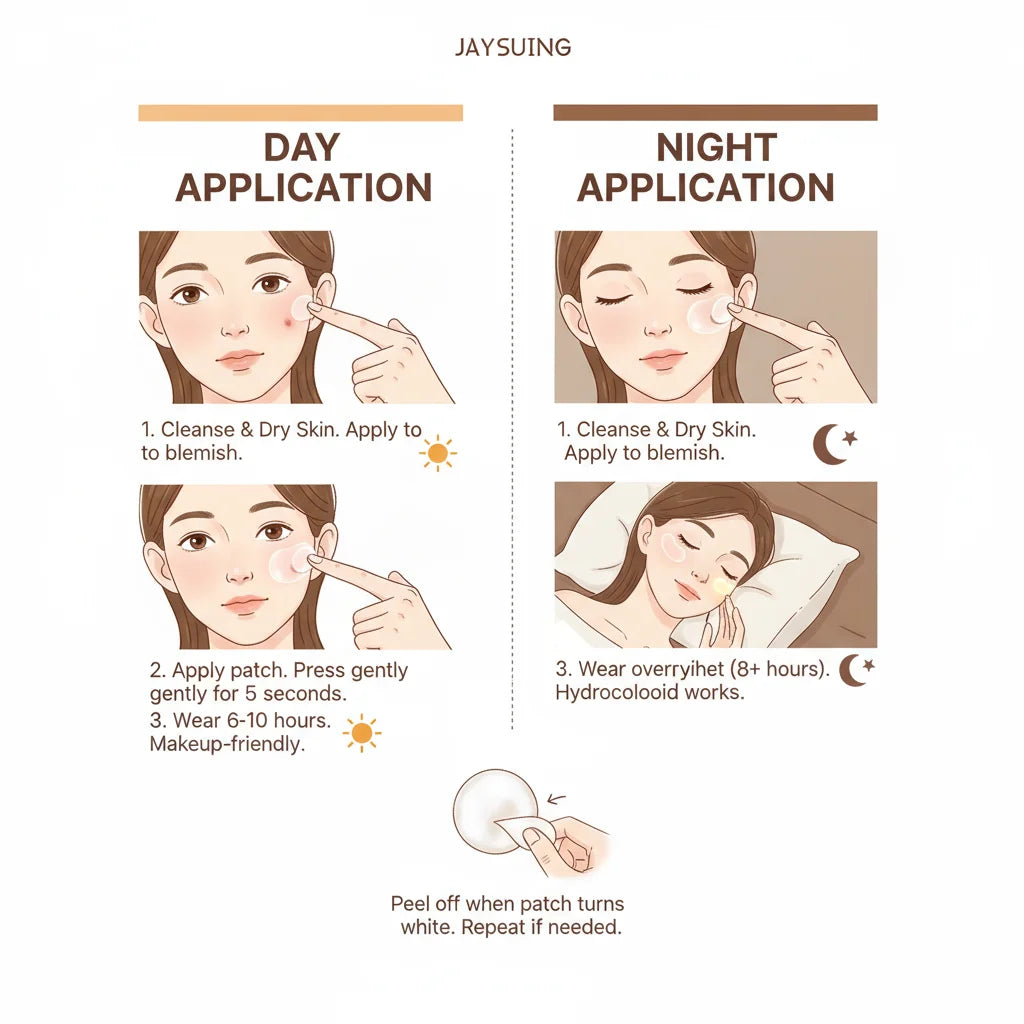 549-Piece Hydrocolloid Pimple Patches – Invisible & Waterproof