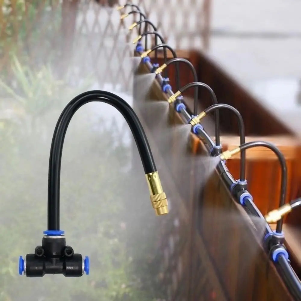 High Quality Free Bending Garden Sprayer Universal Copper Garden Sprinklers Cooling System Omnidirectional Irrigation Nozzles Peaceful Pleasures Health and Wellness