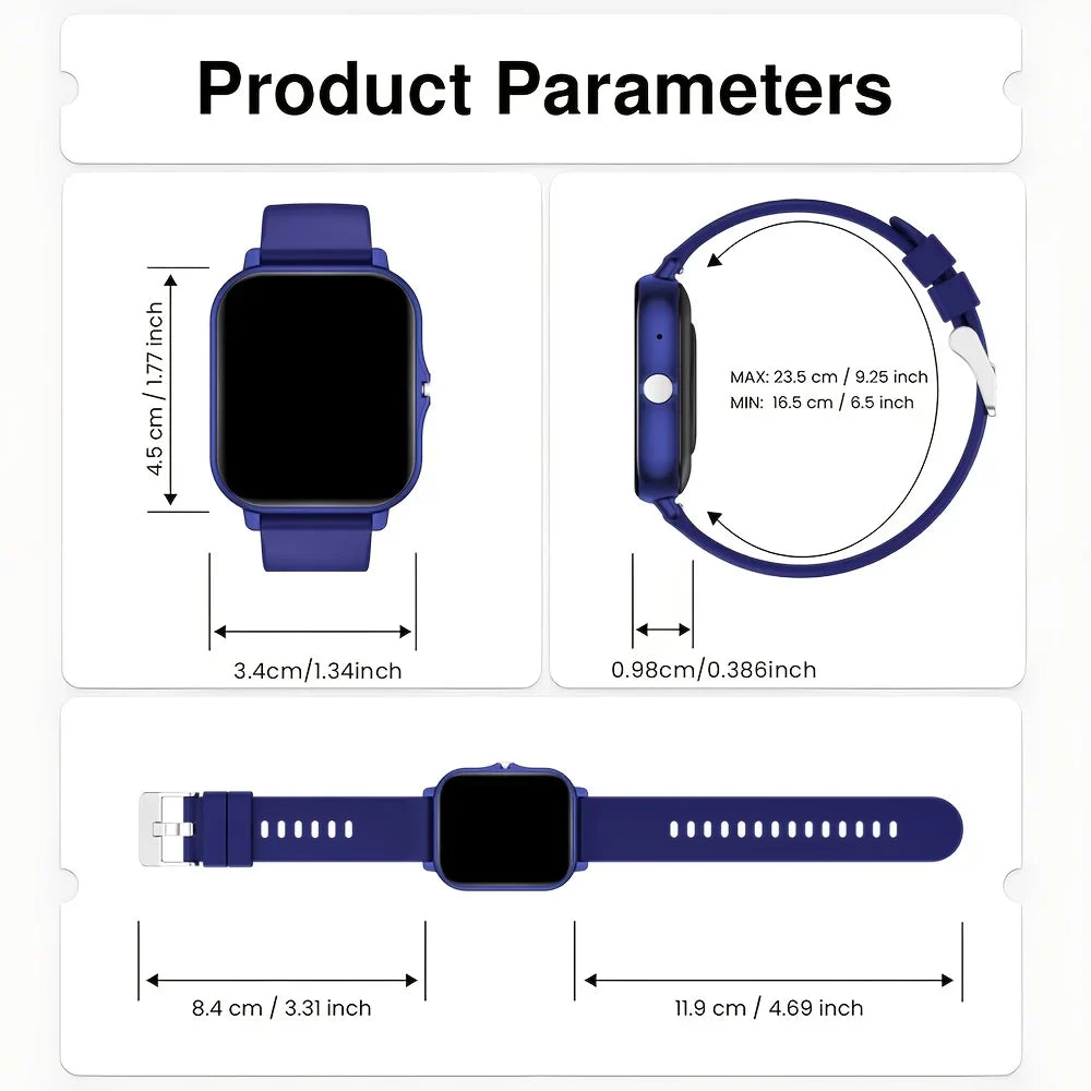 ERUN Smart Watch 1.83" Touch Screen – Calls & Pedometer