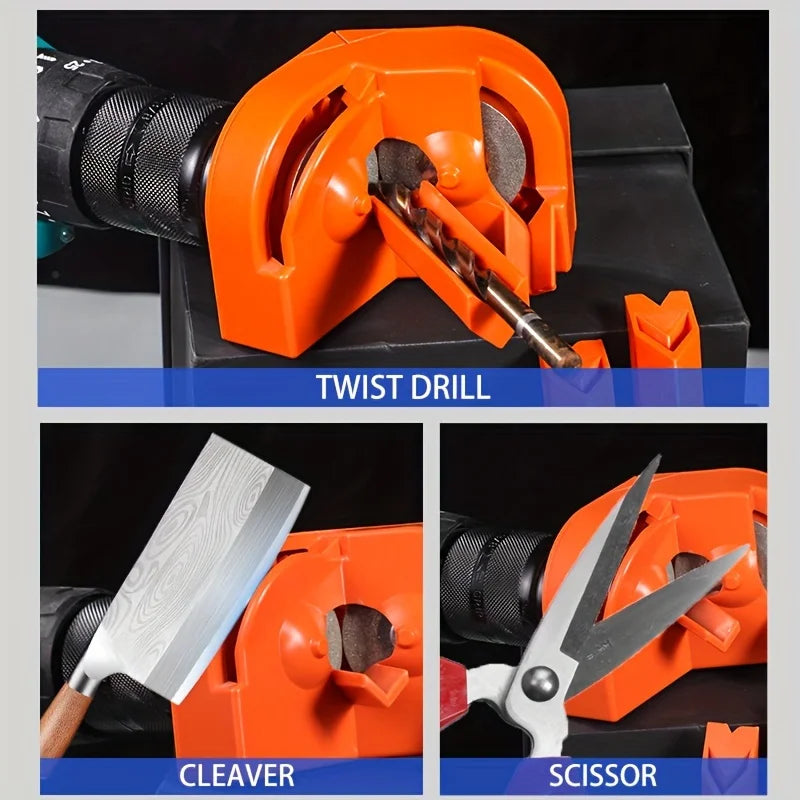 Multi-functional Twist Drill Grinder, 2-16mm lmpact Electric Drill,Wear-resistant Diamond Sharpener, Drill Bit Grinding Tool Peaceful Pleasures Health and Wellness