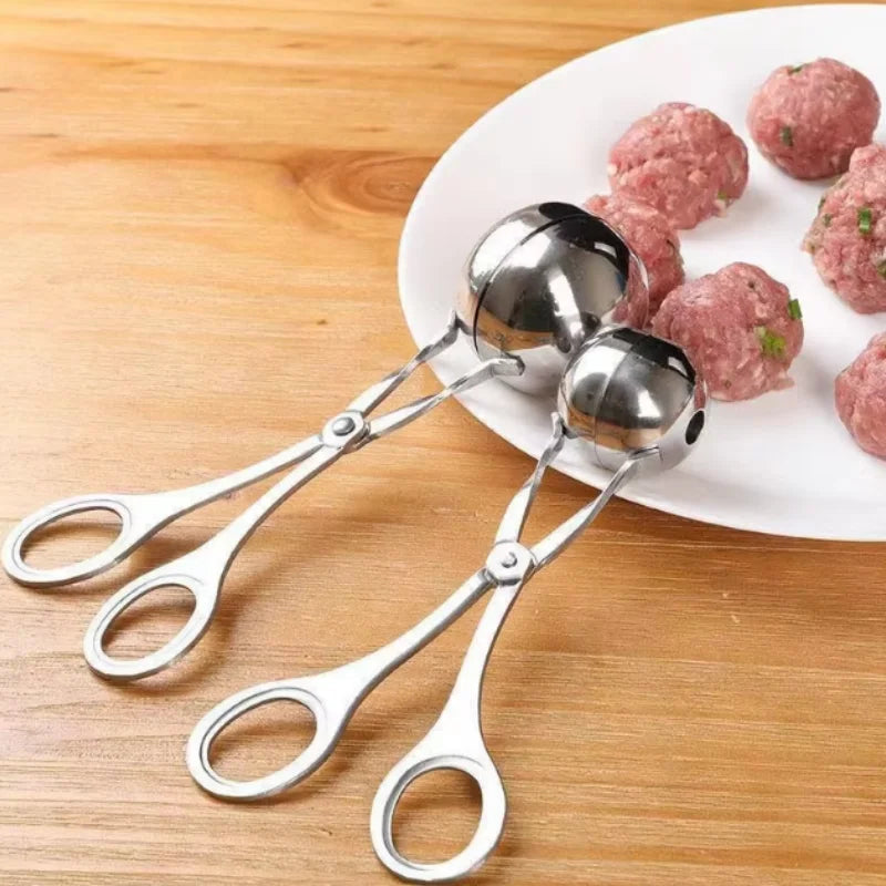 Meat Ball Maker Tool Stainless Steel Clip Round Rice Ball Shaper Spoon Meatball Making Mold Non Stick Stuffed Kitchen Gadget. Peaceful Pleasures Health and Wellness