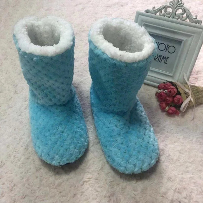 Women's Winter Fur Slippers | Non-Slip Warm Indoor House Shoes